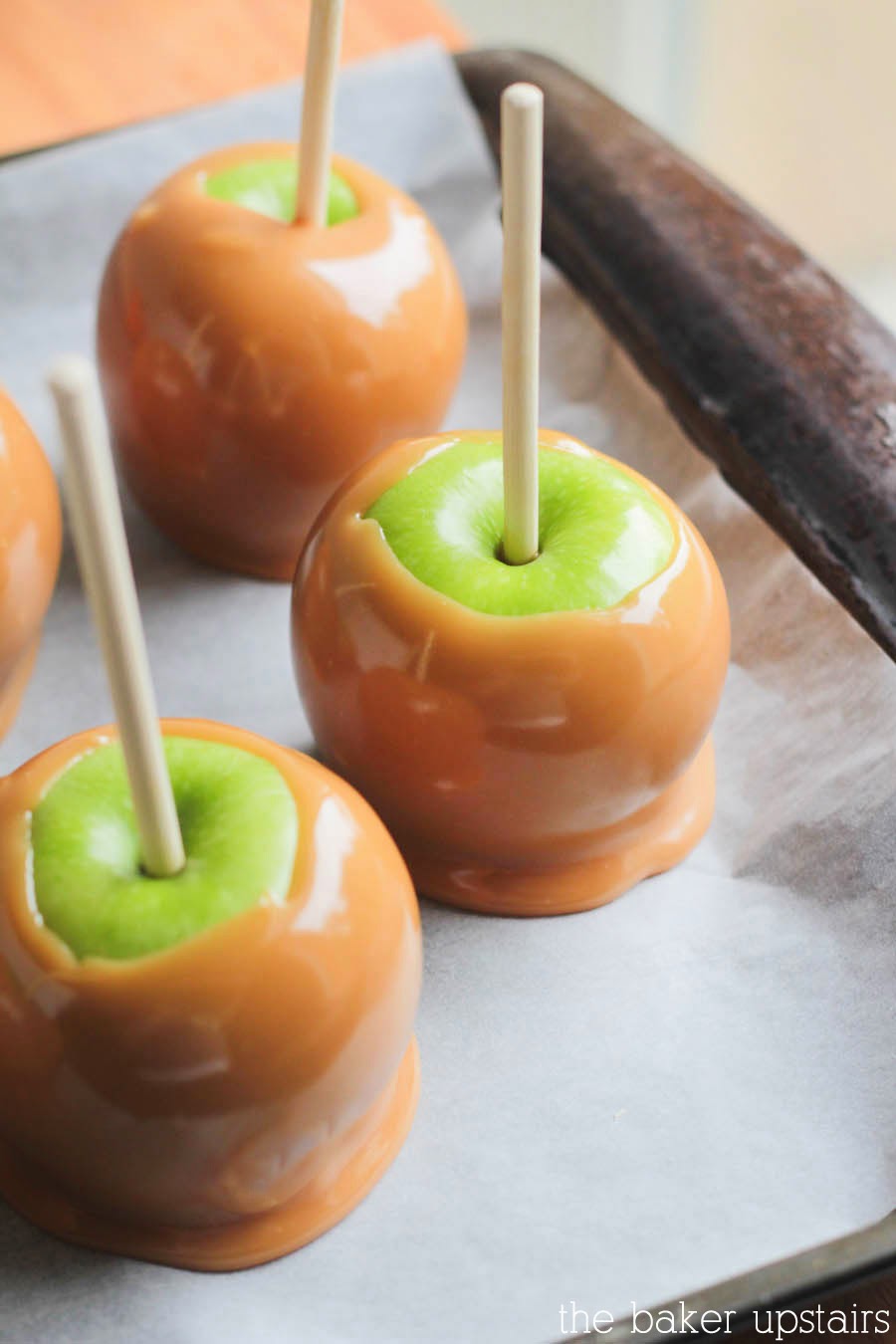 These deliciously sweet caramel apples are covered in an exquisite homemade caramel, then loaded with tasty toppings. They're truly the best!
