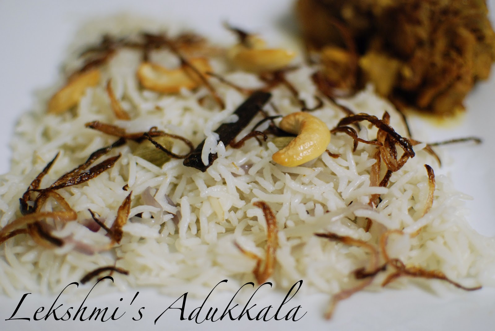 Lekshmi's Adukkala Nei Choru / Ghee Rice
