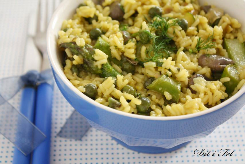 Pilaf de verduras el eneldo Blog Dit i Fet