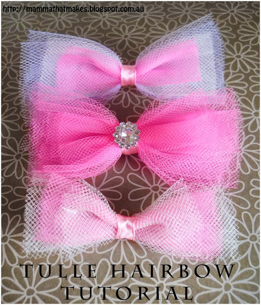 mamma makes pretty tulle