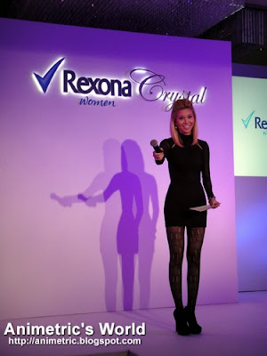 Bianca Valerio hosts the Rexona Crystal launch