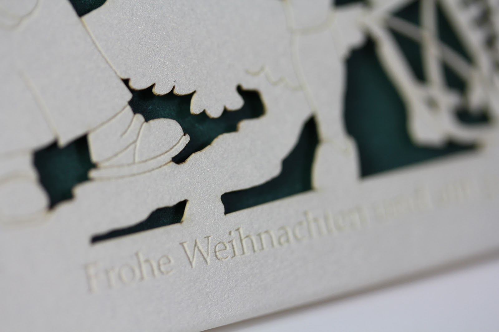 Creativ City Berlin Laserschnitt Lasercut Laserstanzen Lasergravur Laserperfo Weihnachtskarte Veredeln Mit Laserschnitt Laserstanzen Und Lasergravur