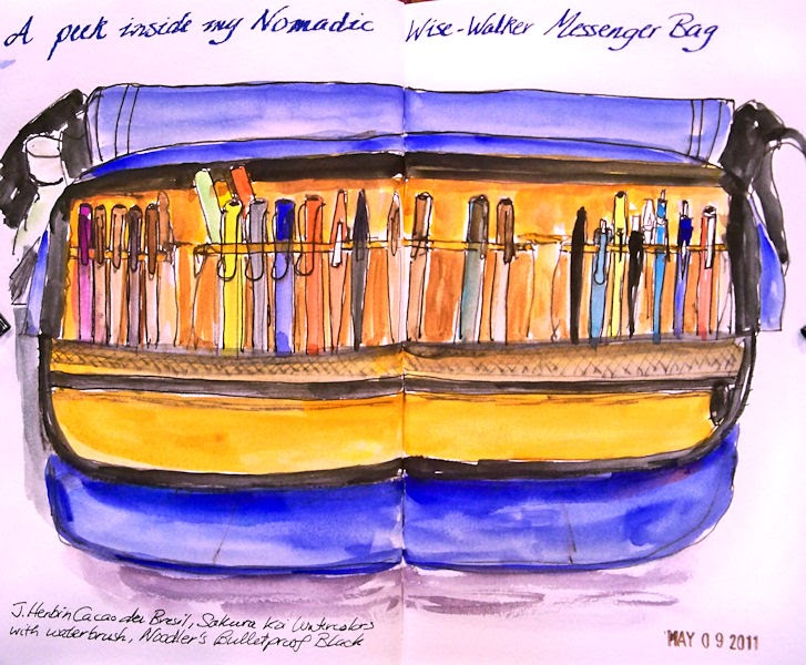 Hudson Valley Sketches Review of the Nomadic WiseWalker Messenger Bag