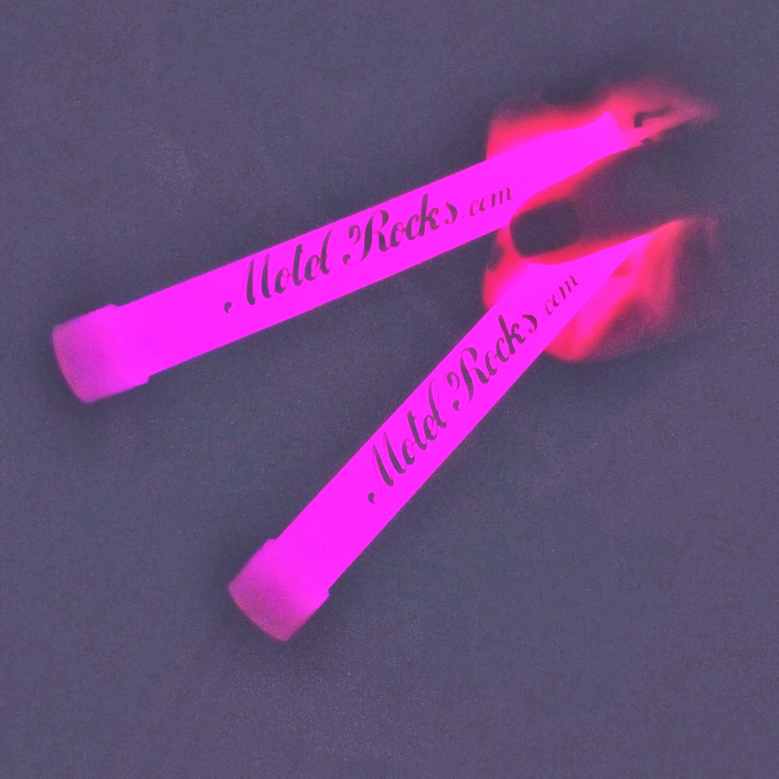 Glow sticks at party
