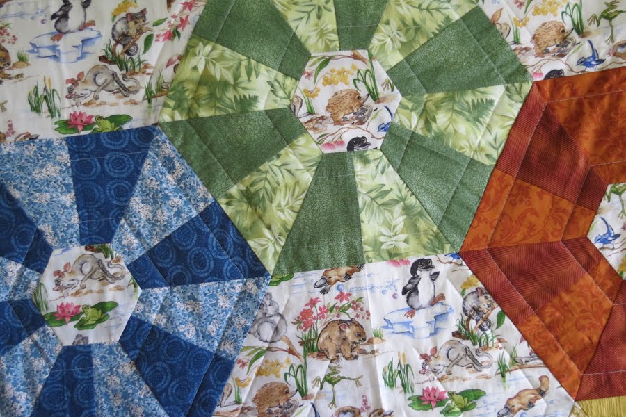 The Quilted Hen Circus Tent Quilt Complete