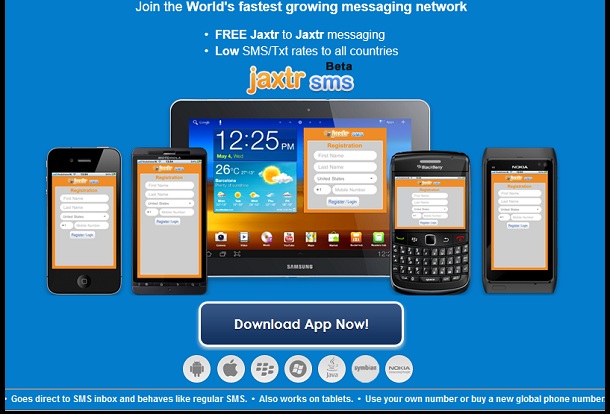 JaxtrSMS for PC, iPad, Galaxy Tab