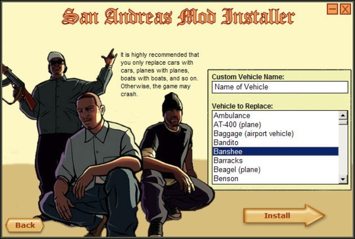 Gta San Andreas Vehicle Mod Installer Gta San Andreas Vehicle Mod Installer