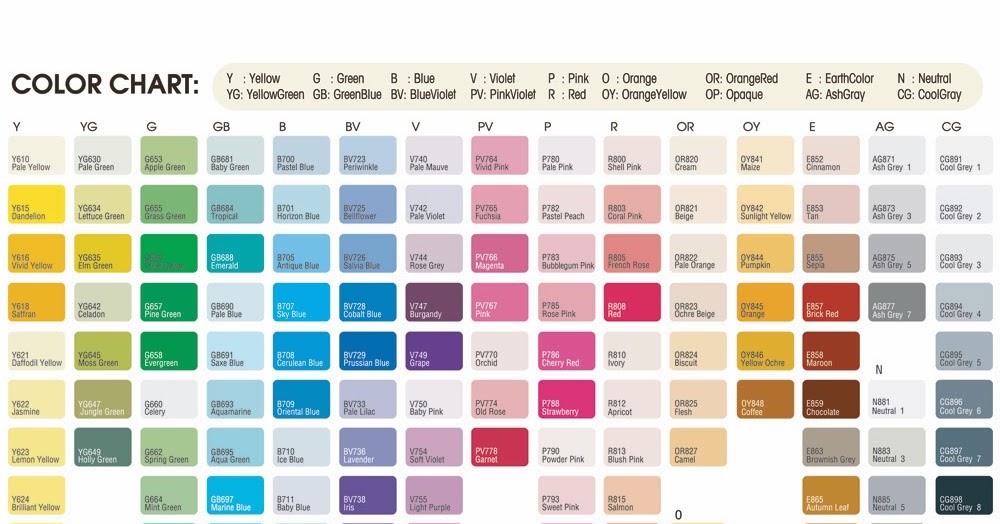 Marvy Le Plume Ii Color Chart