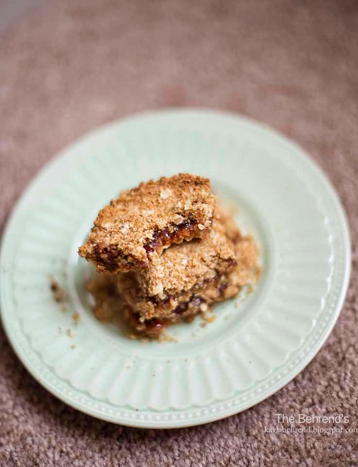 The Behrend's PB & J Oatmeal Bars