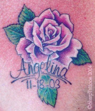 Cross  Rose Tattoo on In  Blood Bleeding   Hundred Tattoos   Pink Design    Tattoo Rose