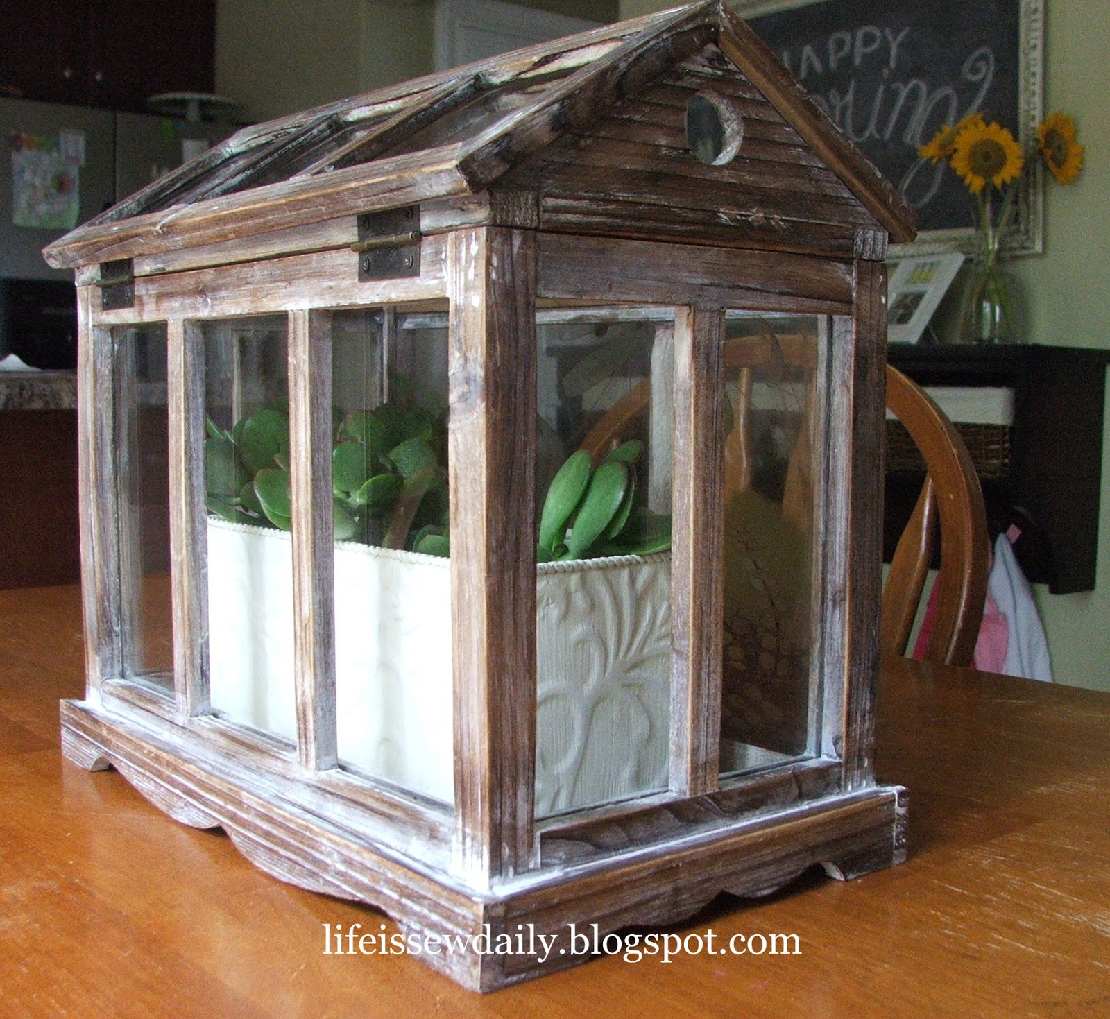 Life is {Sew} Daily Greenhouse Inspiration {Succulents}