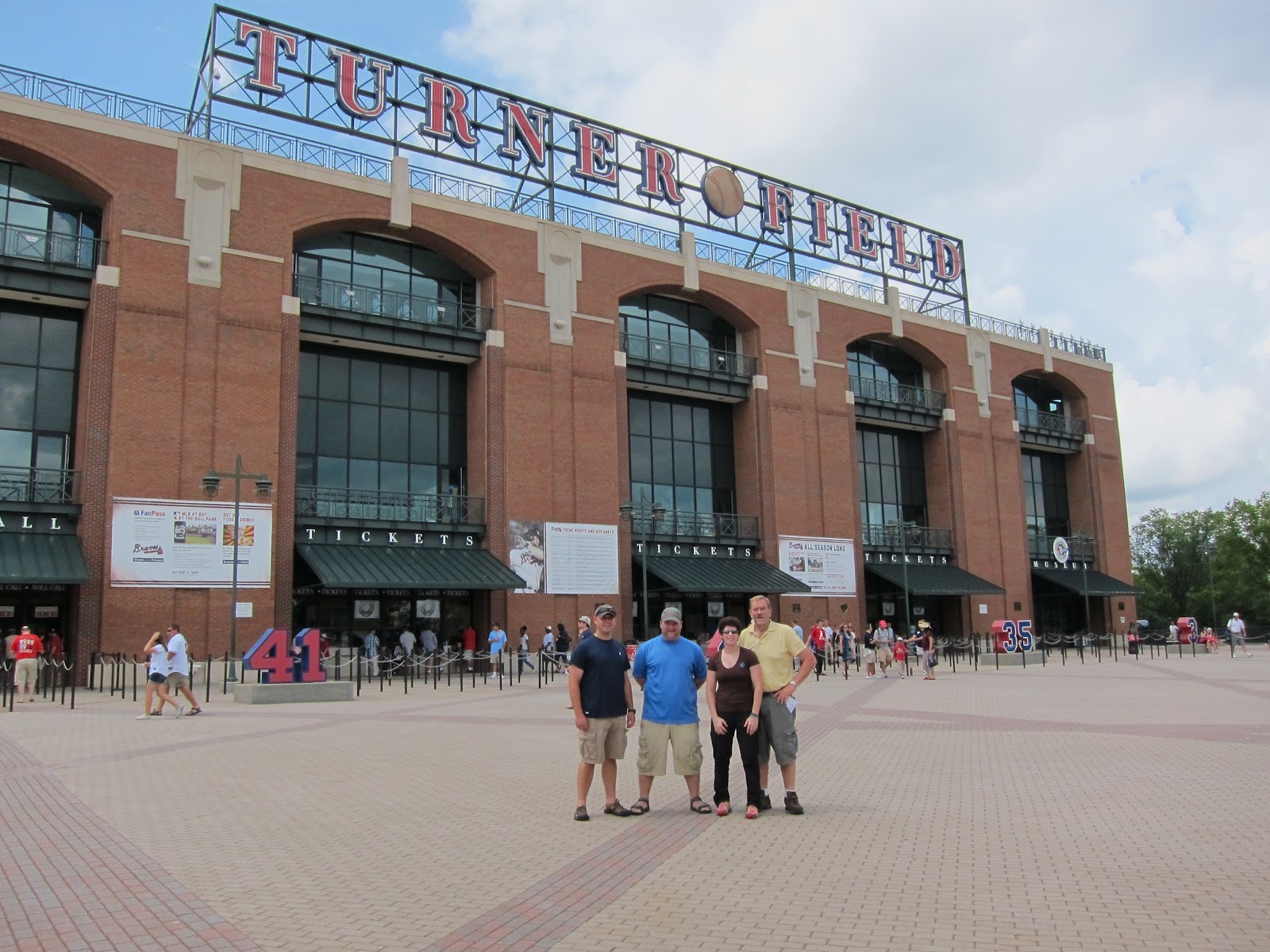 Baseball Stadium Tour 2012 Turner Field Review