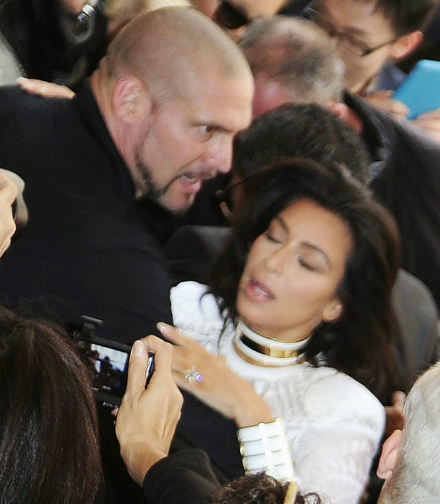 Kim Kardashian en la semana de la moda de París Kim Kardashian en la semana de la moda de París