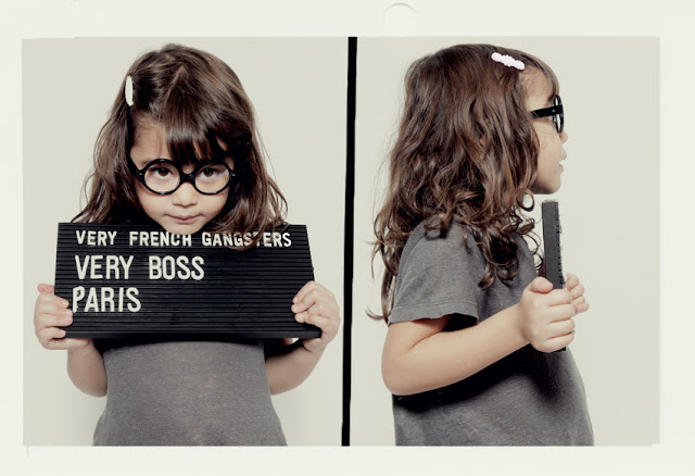 Very French Gangsters óculos criança