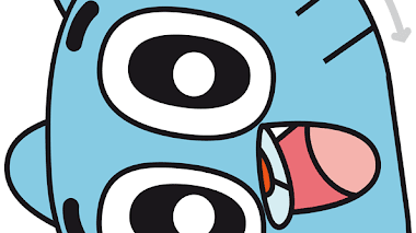 Careta de gumball para imprimir