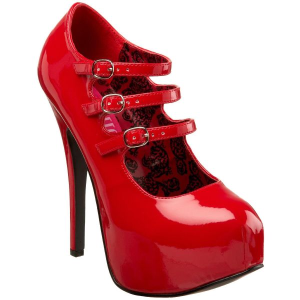 escarpin rouge velour