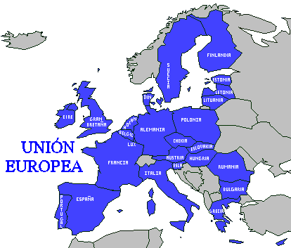 Mapa Ue