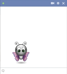 Facebook Butterfly Emoticon