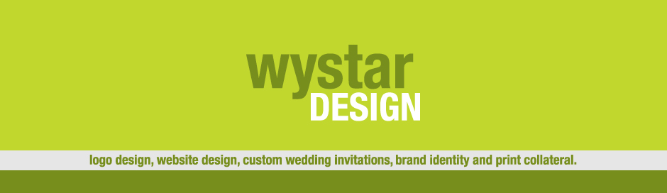 Wystar Design: Logo Design, Website Design and Custom Wedding Invitations