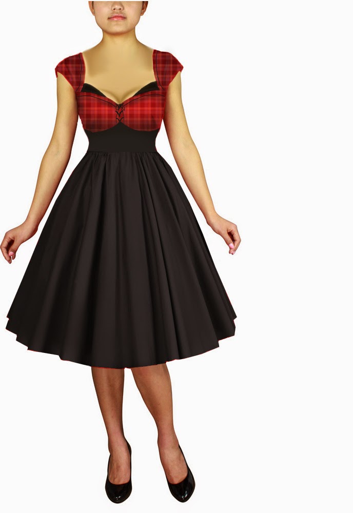 BlueBerry Hill Fashions Rockabilly dresses designed for the plus size