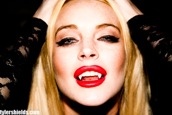 lindsay lohan vampire shoot. interview with TYLER SHIELDS