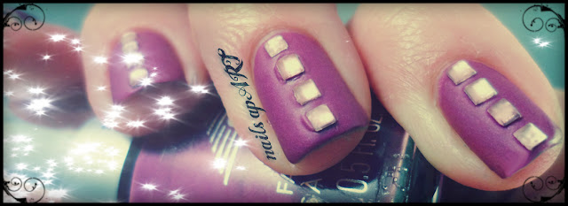 Purple and Pink Jewel Nails