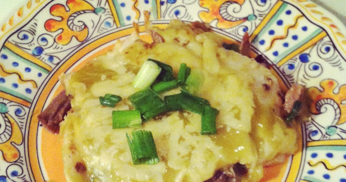 little kitchie green chile brisket enchiladas