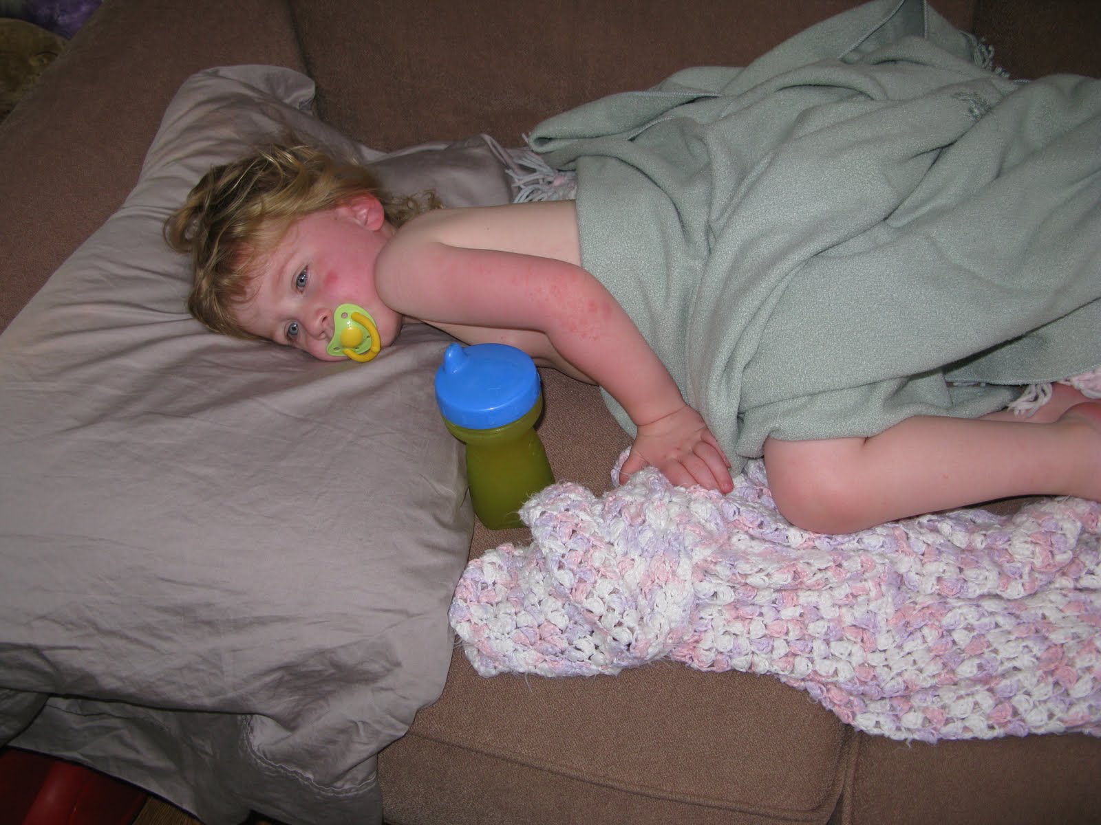 You woke up with a fever,