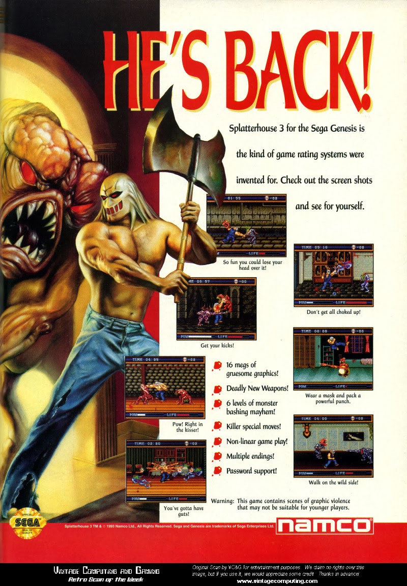 splatterhouse 3