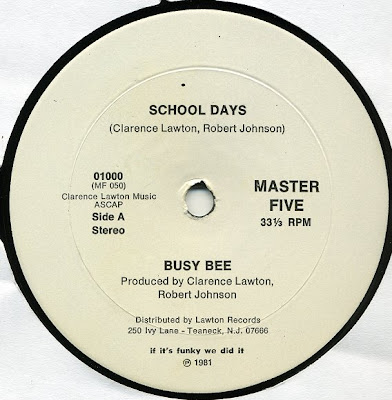 Busy Bee ‎– School Days (VLS) (1981) (320 kbps)