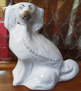 Antique Staffordshire dog