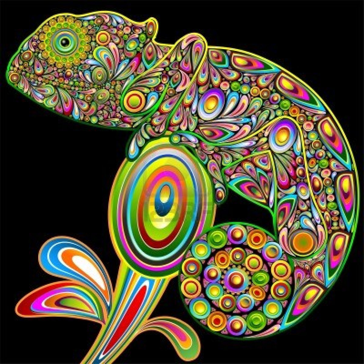 North Park Critters: psychedelic art