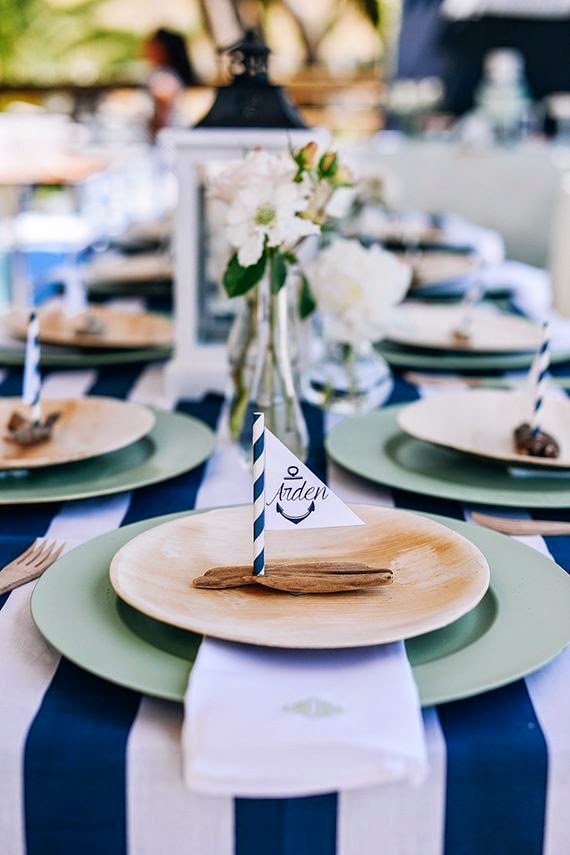 Wedding Accessories Ideas Nautical Table Decorations For