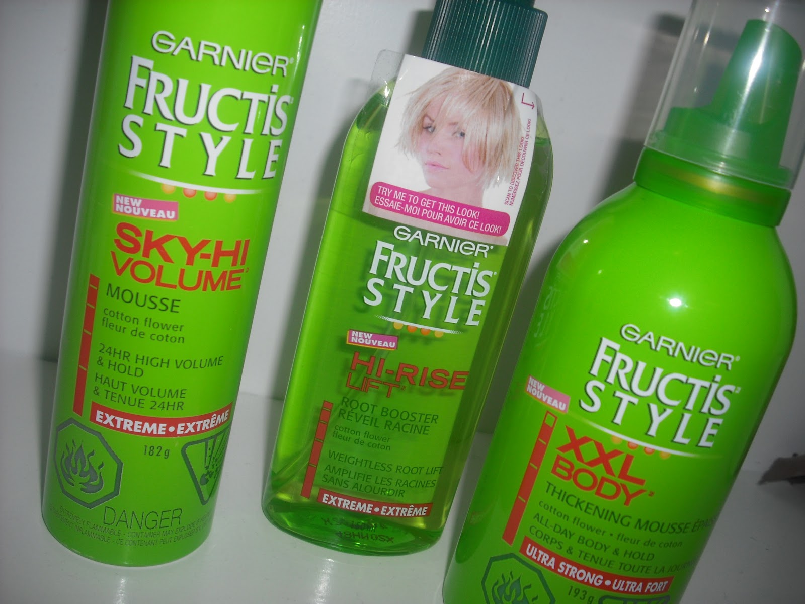 A Little Purple Folie...: Garnier Fructis Style Volume Collection