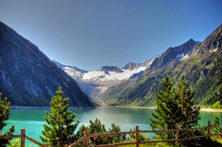 A Wonderful Hike along the Schlegeis Lake in Tyrol, Austria A Wonderful Hike along the Schlegeis Lake in Tyrol, Austria