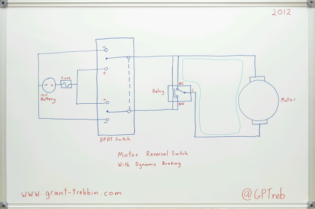 Motor Reversal Switch Dynamic Braking Wiring