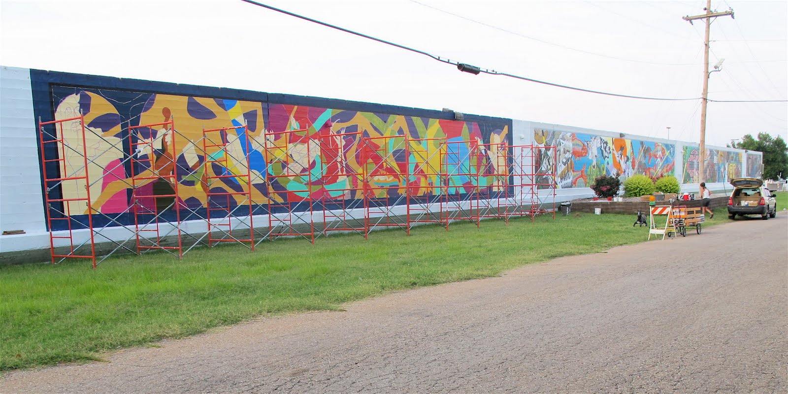 The Great Mural Wall of Topeka July 2011