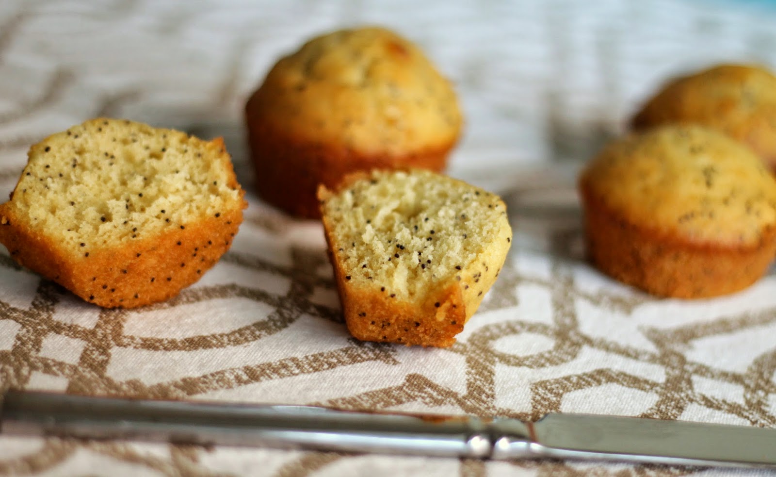 Brunch N' Cupcakes {Almond Poppy Seed Muffins}
