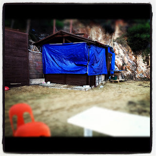 Closed Cafe Off Season Turkish Island