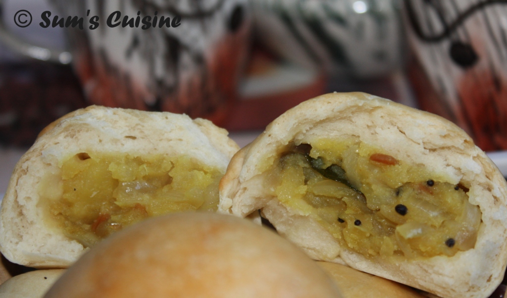 Sum's Cuisine Aloo Buns Potato stuffed buns