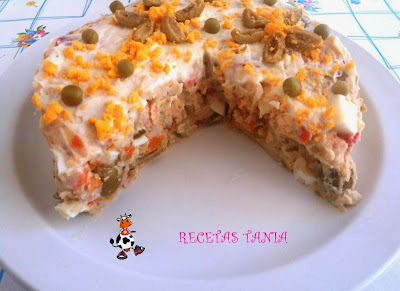 Tarta De Ensaladilla Rusa