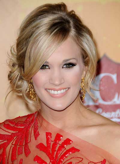 Romantic Long Blonde Prom Hairstyles 2013