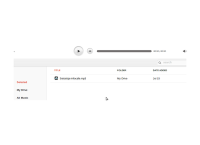 DriveTunes music player Για GDrive