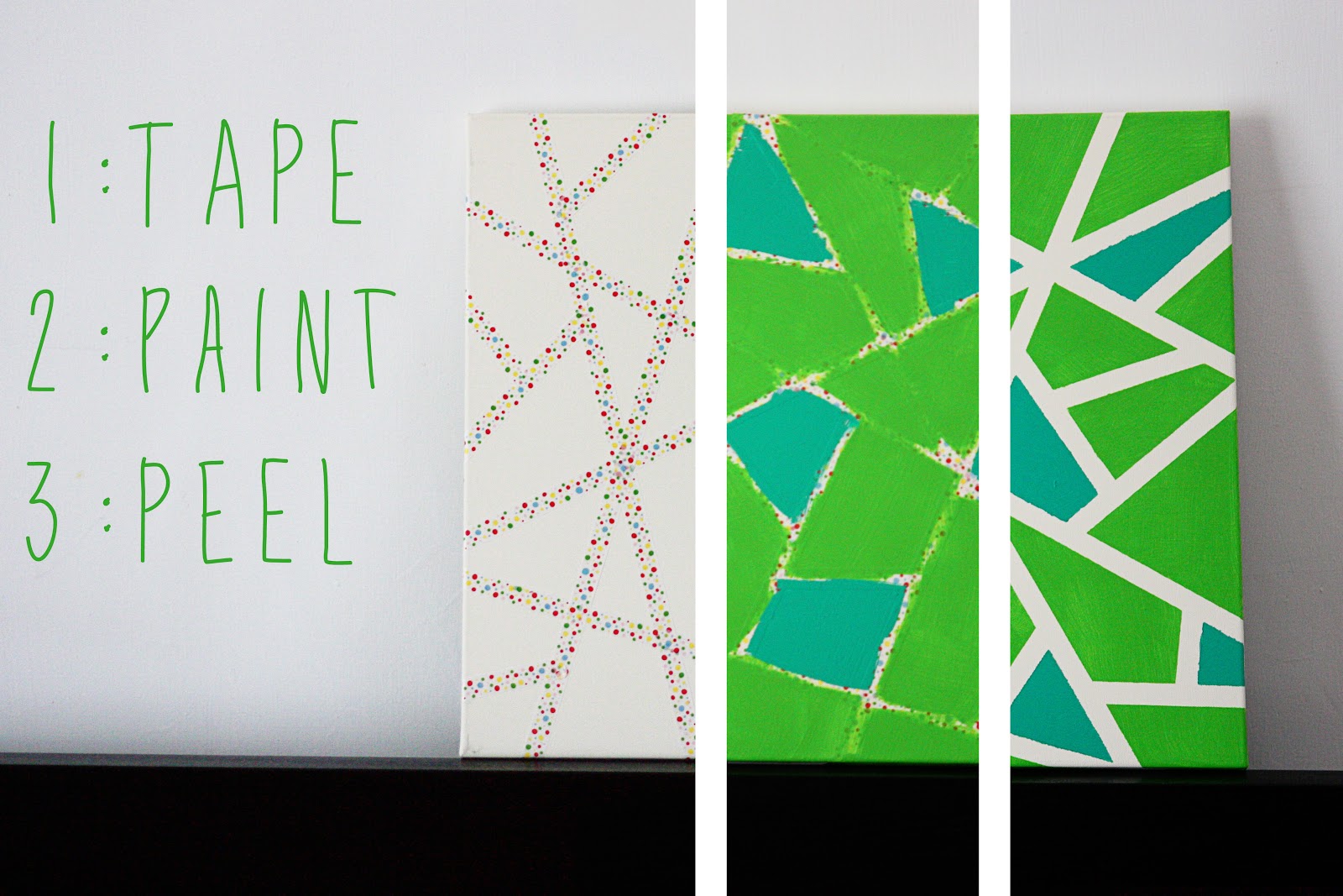 ink + adventure: easy canvas wall art project
