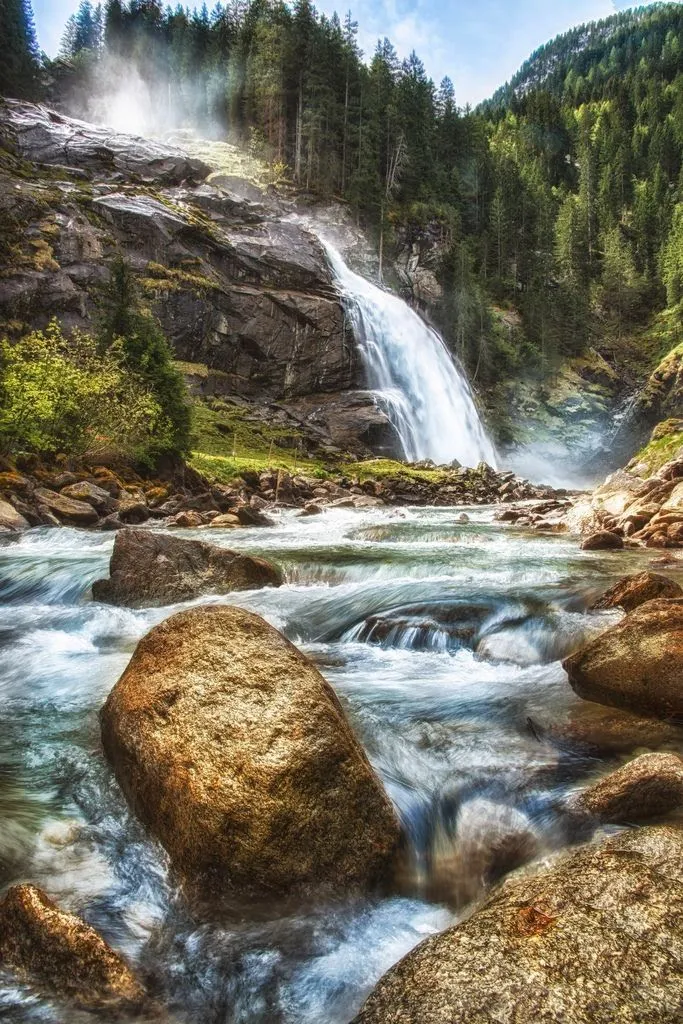 The Krimml Waterfalls, -Stadt Salzburg, Austria