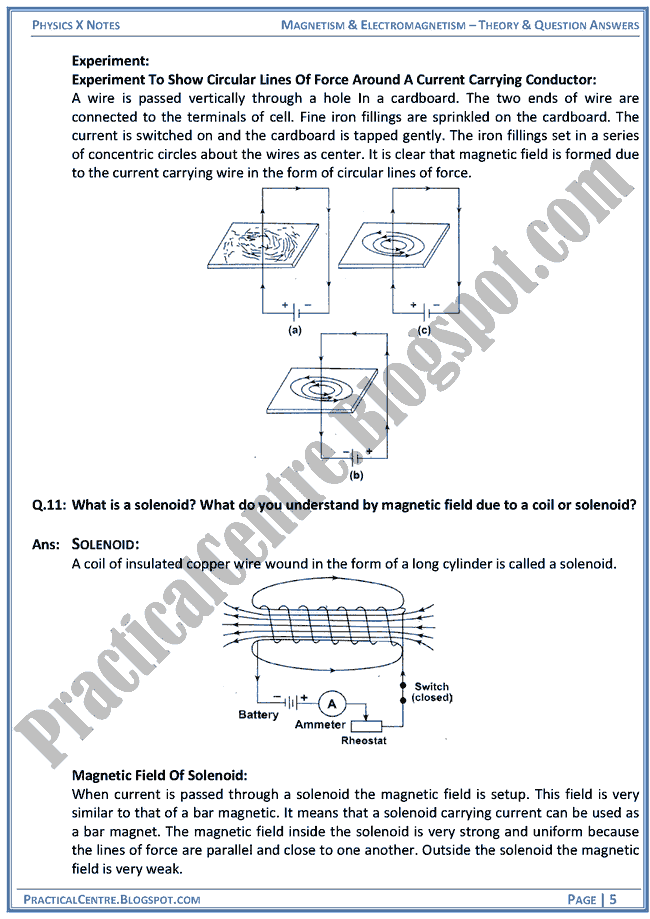 magnetism-and-electromagnetism-theory-and-question-answers-physics-x