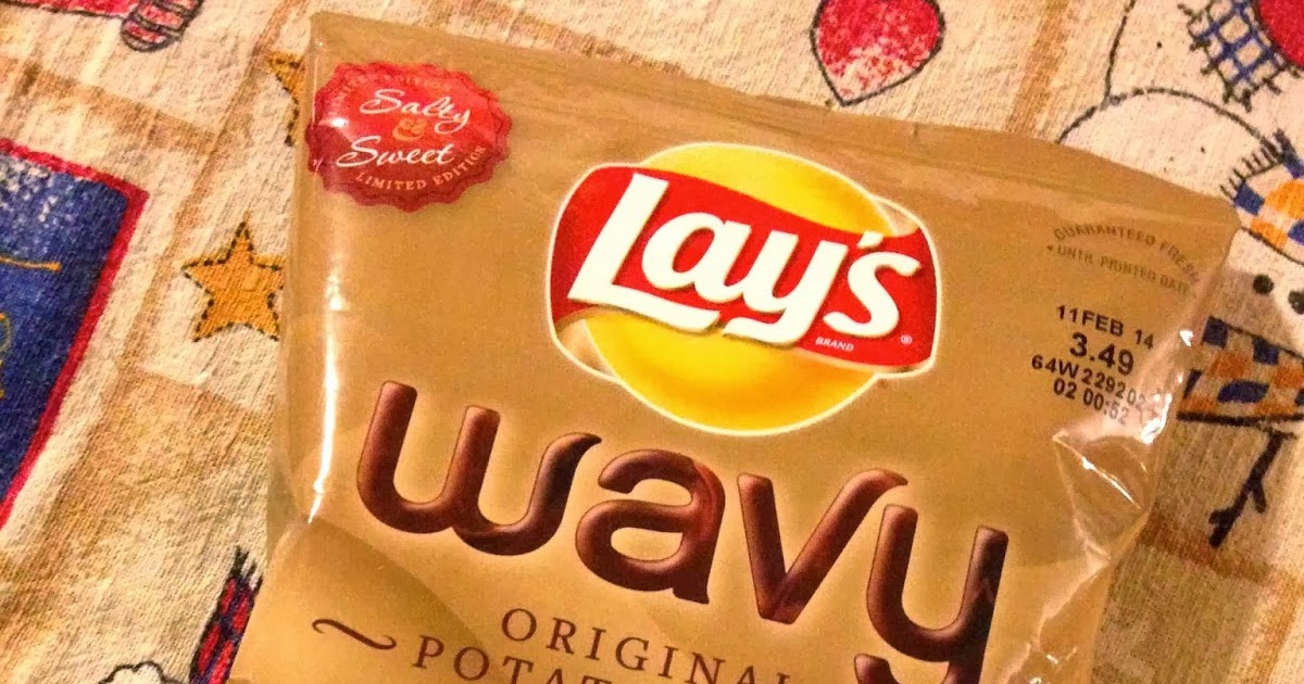 The Picky Pescetarian Heaven in a bag Lay's wavy potato chips dipped