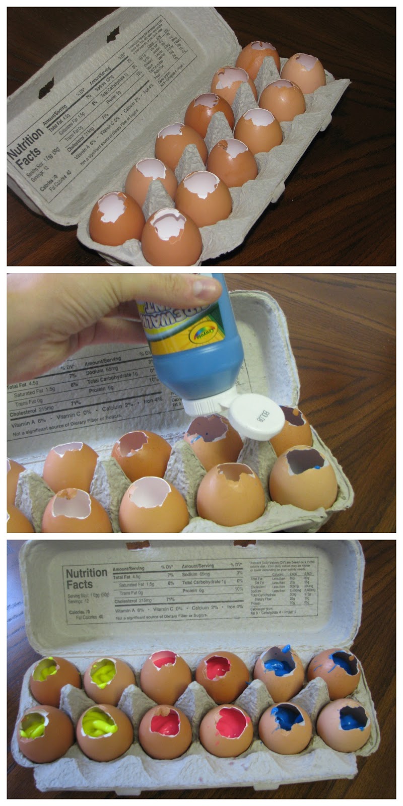 Play Create Explore Paint Filled Eggs