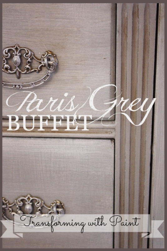 Paris Grey Buffet Stonegable