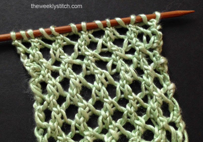 Lacy Grille Stitch The Weekly Stitch